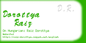 dorottya raiz business card